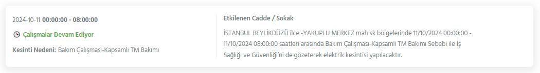 İstanbul'un 19 ilçesinde 8 saati bulacak elektrik kesintileri yaşanacak 14